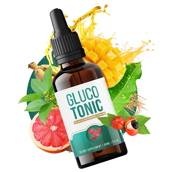 GlucoTonic Liquid Blood Sugar Formula 60ml Drops